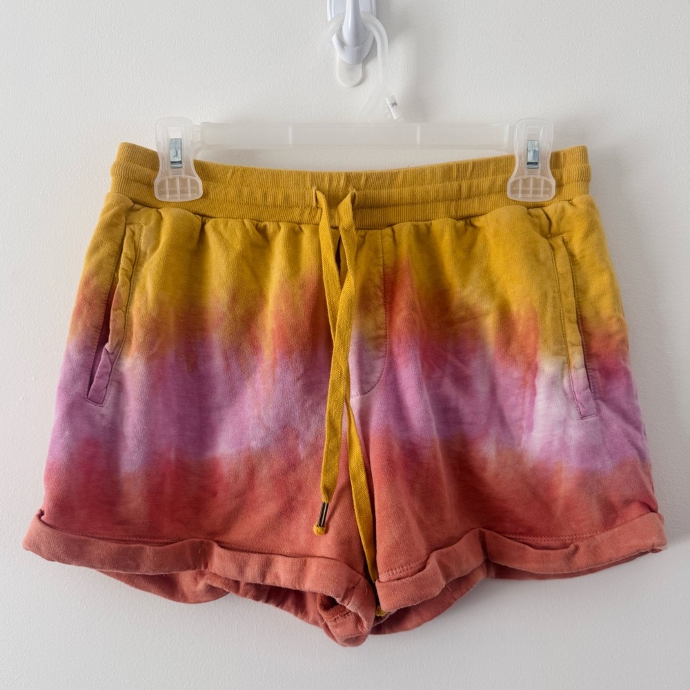 Young Fabulous & Broke Small YFB Tie Dye Cuffed Shorts
